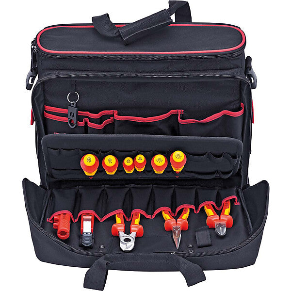 KNIPEX Notebook-/ Werkzeugtasche schwarz, 11-teilig 00 21 10 V01